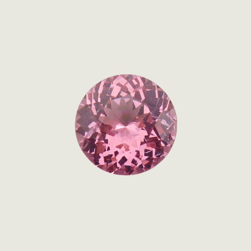 Spinelle Naturel Rose Taille brillant rond 6 mm