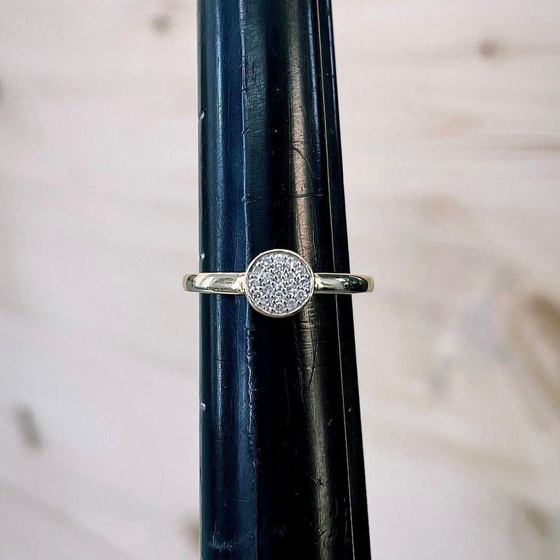 Bague Solitaire en or 10K et diamants -  10pts