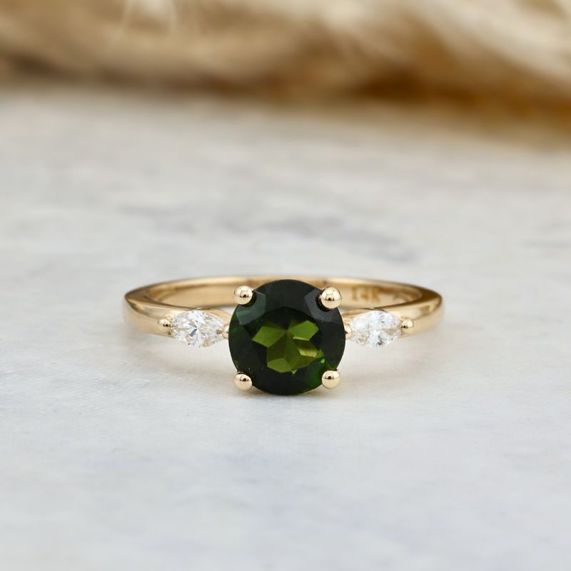 Bague Tourmaline et Diamants