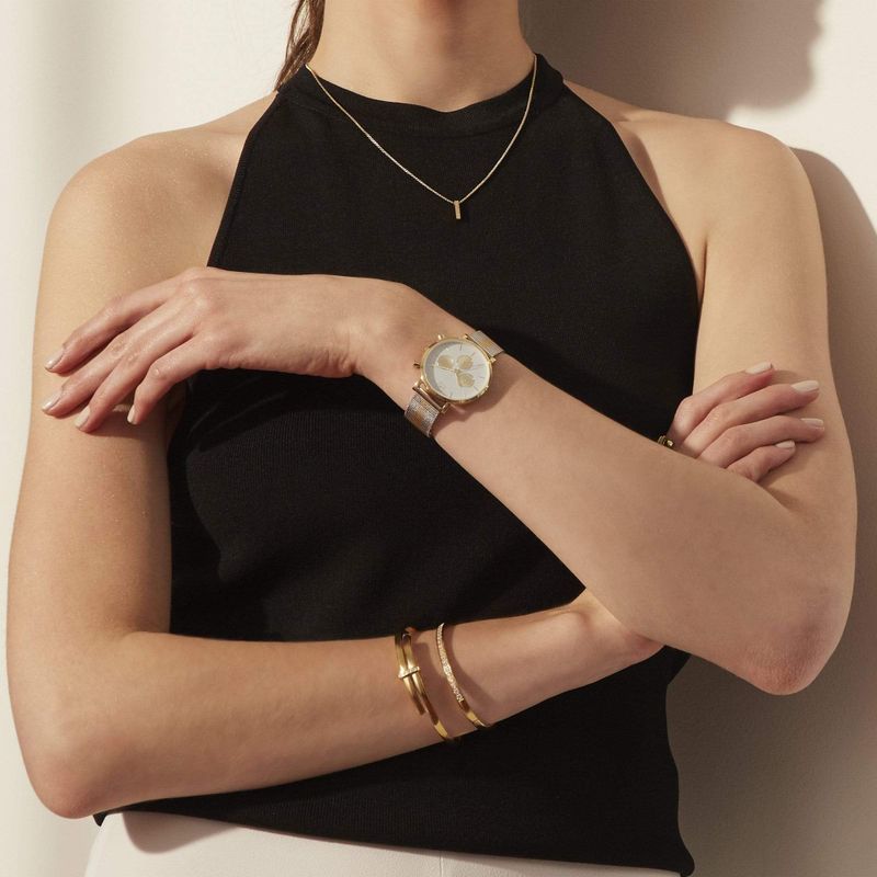 Montre Minimaliste Chrono en acier
