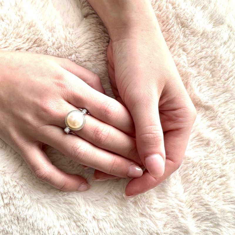 Bague La Perlée en argent sterling
