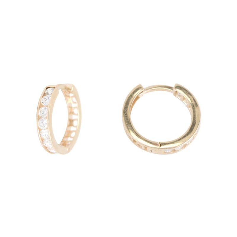 Boucles d'oreilles huggies Éclats en or 10K