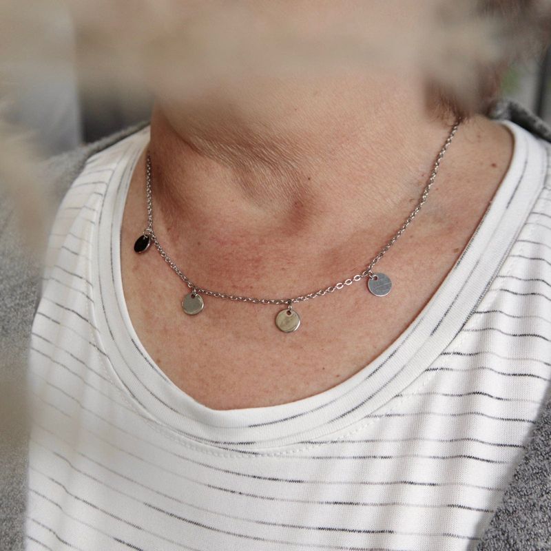 Collier Ronds en acier