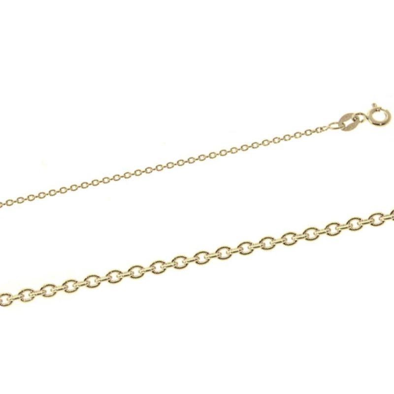 Chaîne Rolo en argent sterling ou or 10K