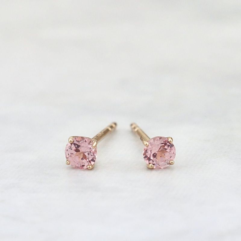 Boucles d'oreilles Classiques en or jaune 14K et saphirs