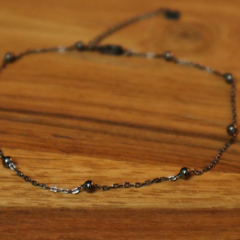 Bracelet de cheville Boho en argent sterling
