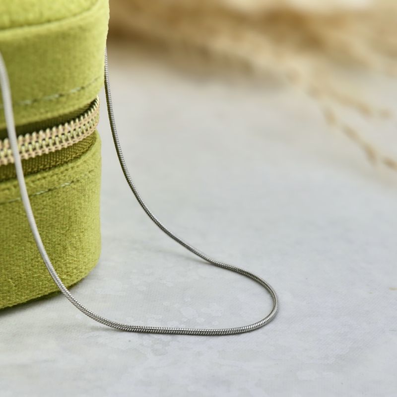 Chaine Serpentine en acier