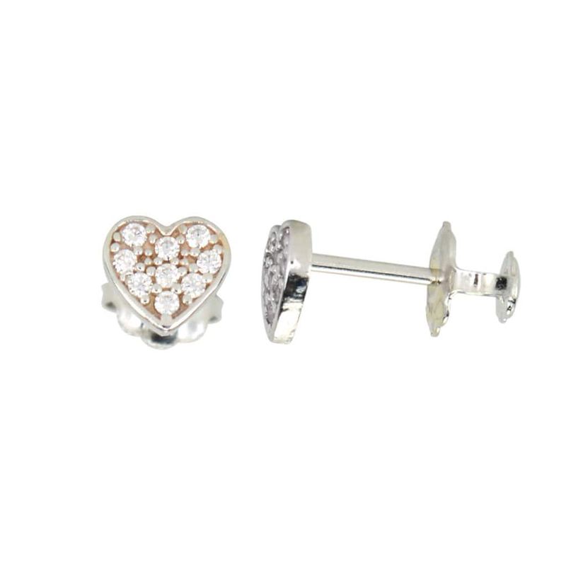 Boucles d'oreilles Coeurs en or 10K
