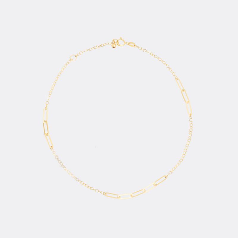Bracelet de cheville Chaîne en or 10K