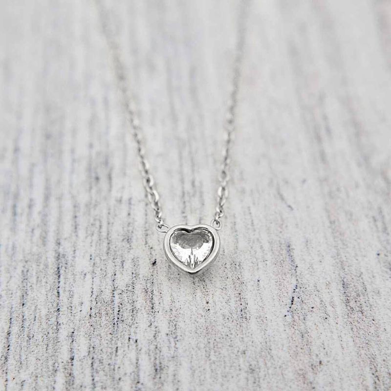 Collier Coeur en acier
