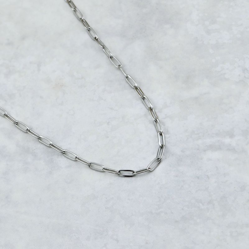 Chaine Paperclip en acier