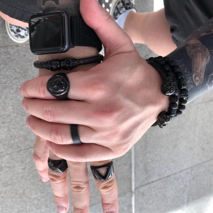 Bague Odin en acier