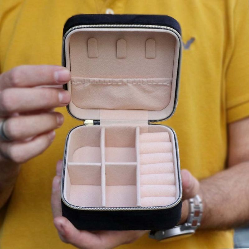 Coffret à bijoux vert