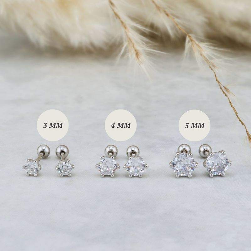 Boucles d'oreilles Classiques en argent sterling