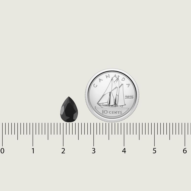 Onyx Naturel Taille Poire 6x9 mm