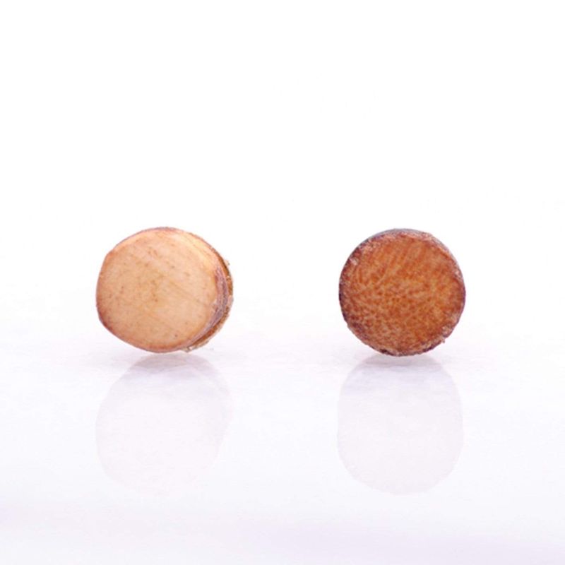 Boucles d'oreilles minimalistes en bois personnalisée