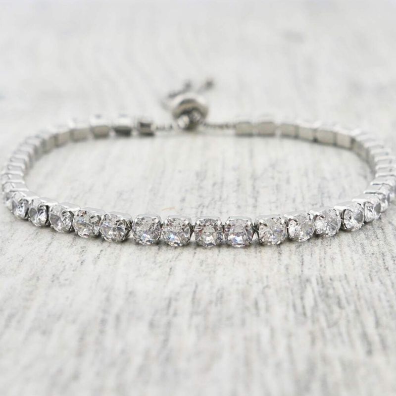 Bracelet Tennis 4mm en acier