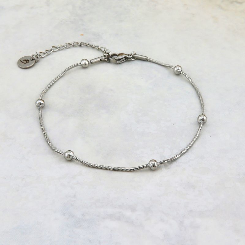 Bracelet de cheville Billes en acier