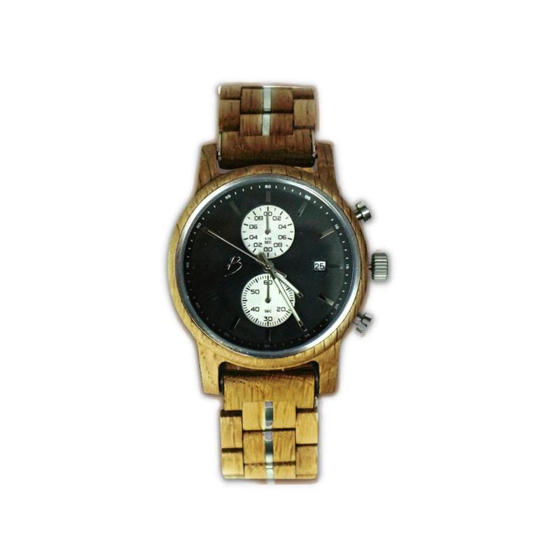 Montre Arnold en bois de baril de Whisky recyclé