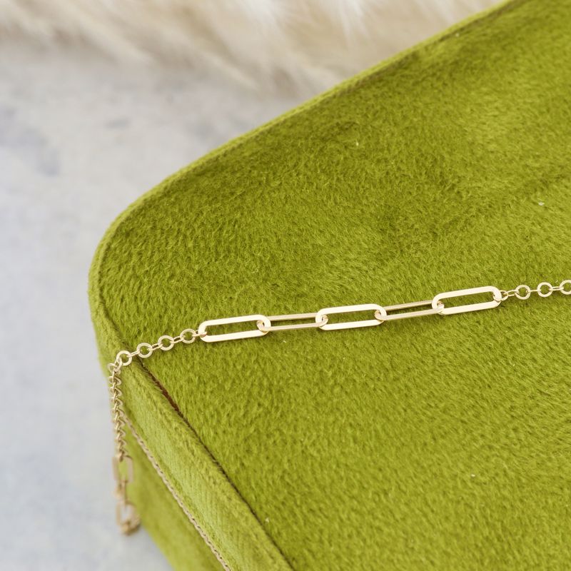 Bracelet de cheville Chaîne en or 10K