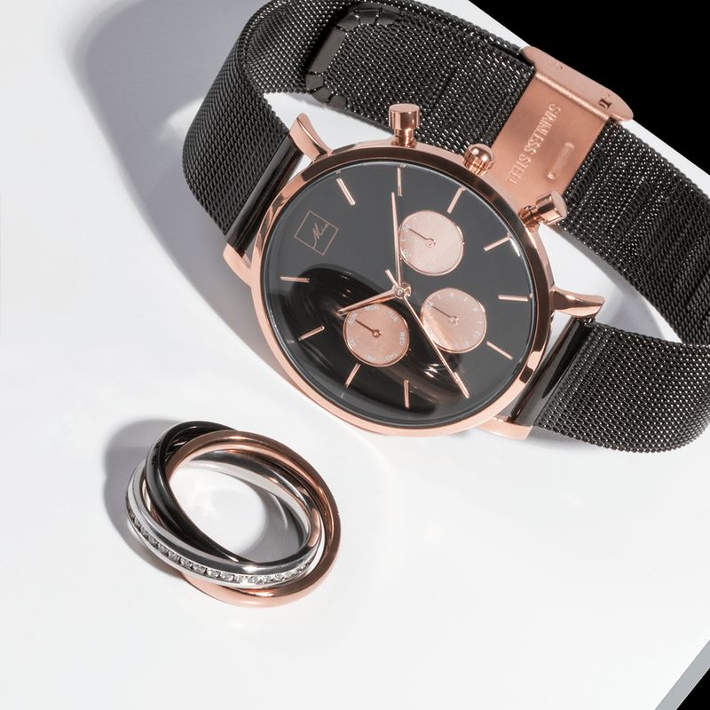 Montre Minimaliste Chrono en acier