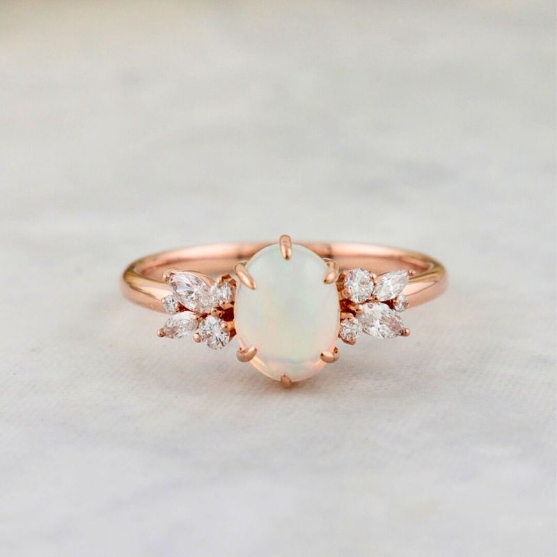 Bague Opale