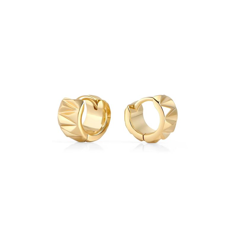 Boucles d'oreilles Huggies Naomi en acier