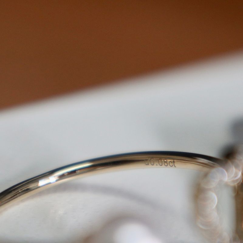 Bague Coeur en or 10K, perle et moissanites