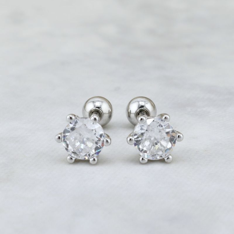 Boucles d'oreilles Classiques en argent sterling