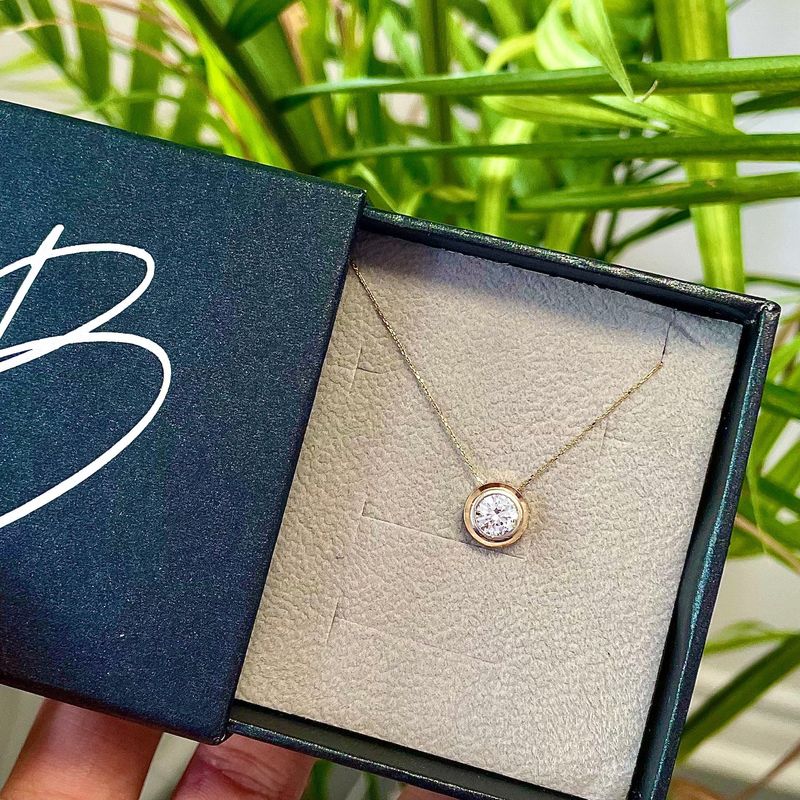 Collier Classique 2 tons en or 10K