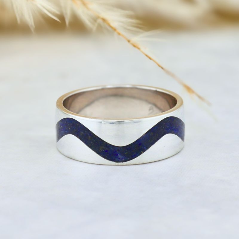 Bague jonc Vague
