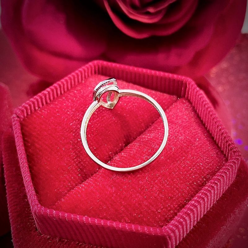 Bague La Goutte en or jaune et blanc 10K