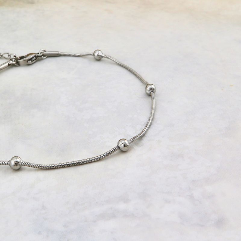 Bracelet de cheville Billes en acier