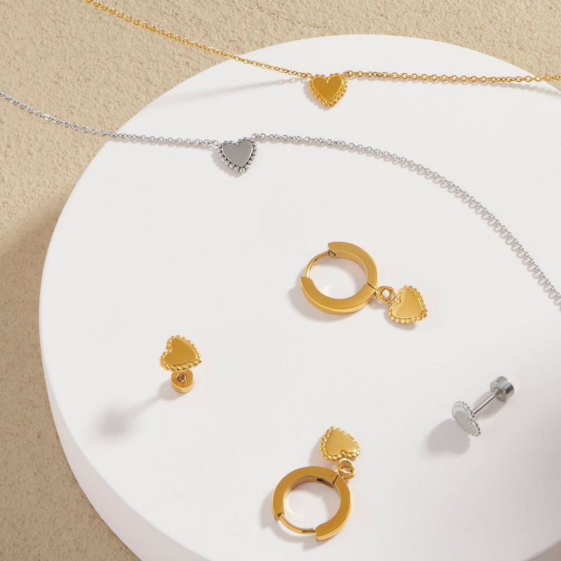 Boucles d'oreilles Sagrada en acier
