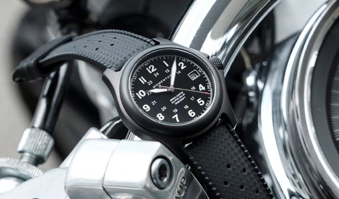 Montre à énergie solaire 38mm Smokejumper Eclipse Noir