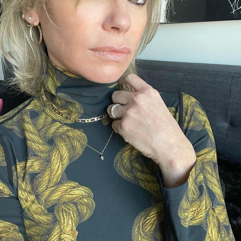 Collier Éclat d'amour en argent sterling ou or jaune 10K