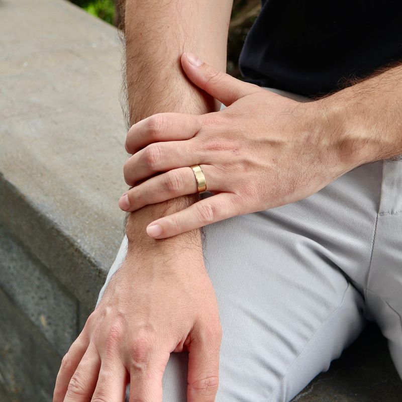 Bague Symétrie en or 10K