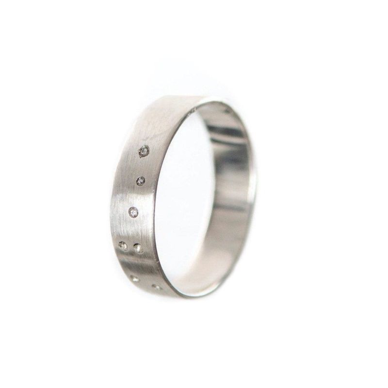 Bague Constellation en argent sterling et diamants