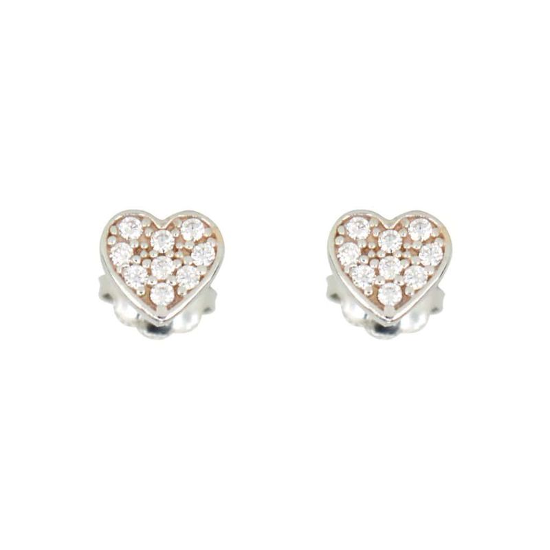 Boucles d'oreilles Coeurs en or 10K