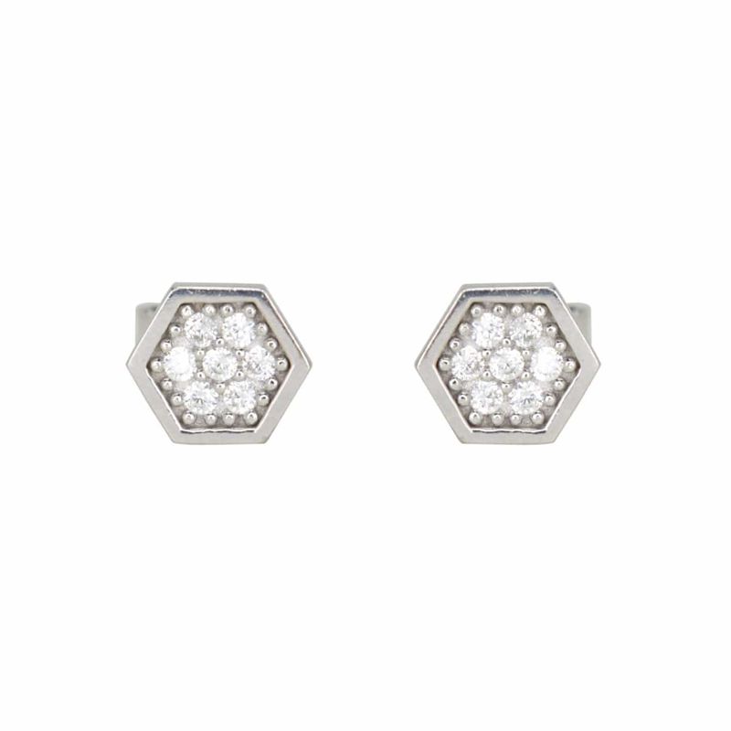 Boucles d'oreilles Rayon de miel en or jaune, blanc ou rose 10K