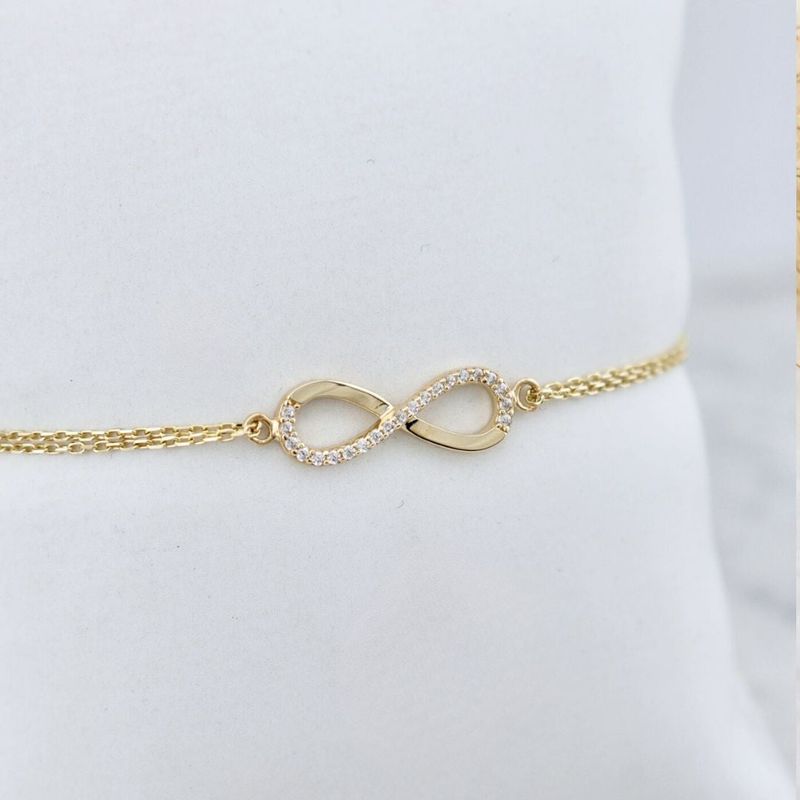 Bracelet Infini en or 10K