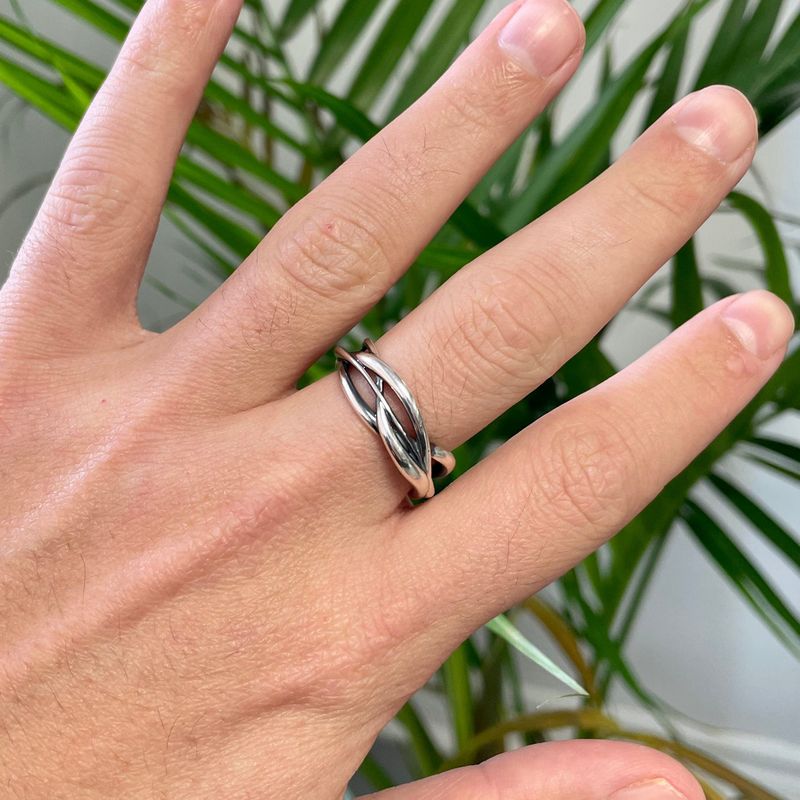 Bague Racine en argent sterling