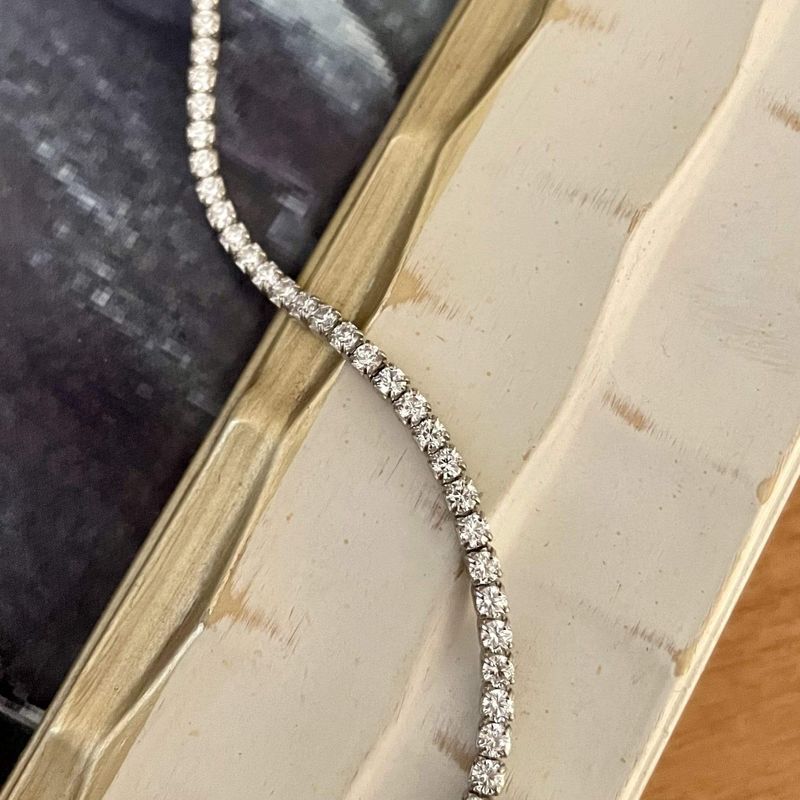 Collier Chaîne et Tennis en argent sterling