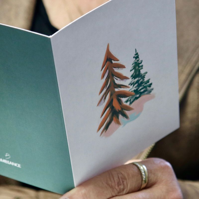 Carte de souhaits Magie hivernale