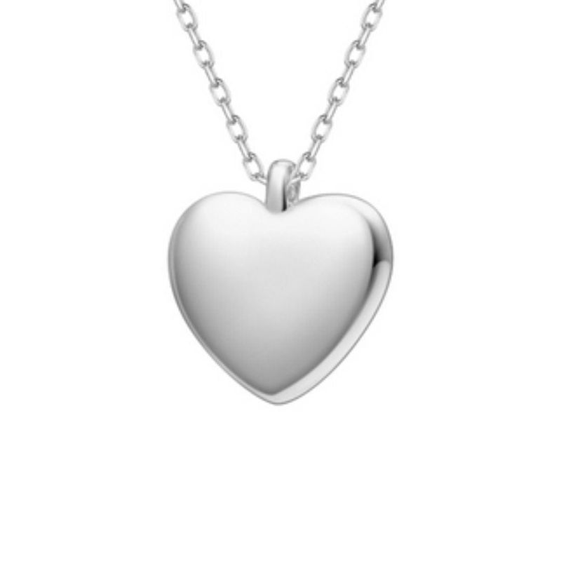 Collier Coeur Minimaliste en argent sterling