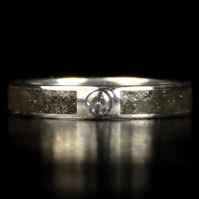 Bague Poussières d’étoiles, or 14K - 18K et moissanite personnalisée