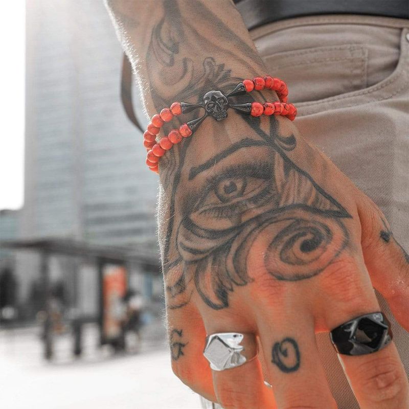 Bracelet SpiderHD pierres et acier