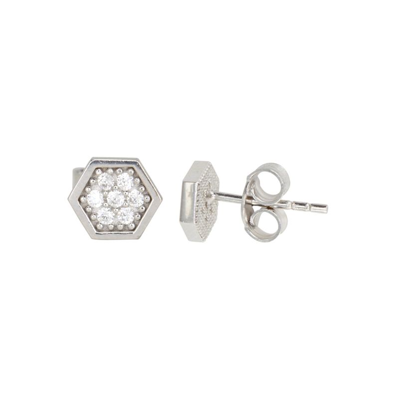 Boucles d'oreilles Rayon de miel en or jaune, blanc ou rose 10K