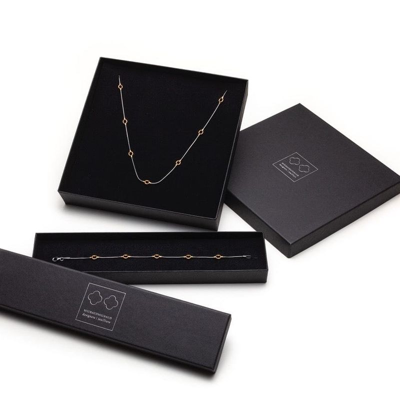 Chaîne Kabis Oxydé en argent sterling
