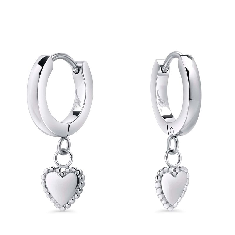 Boucles d'oreilles Huggies Sagrada en acier